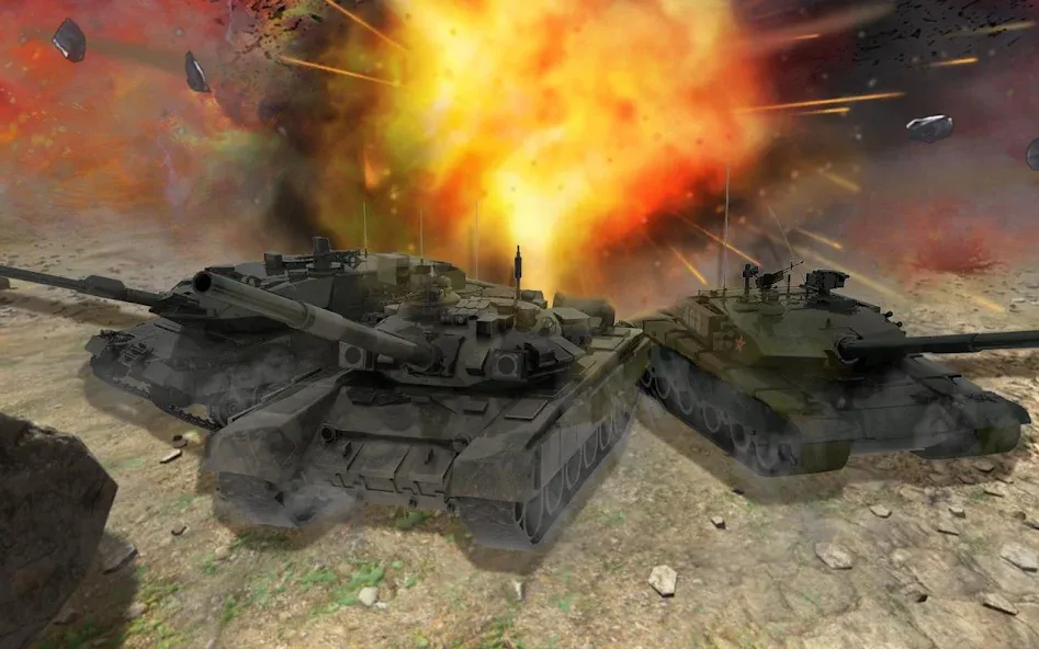 Real Tank Battle : War Machine (Реальное танковое сражение) [МОД: Много денег, Монет и Все открыто] Screenshot 4