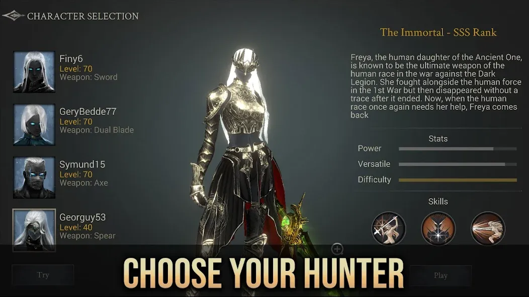 Demon Hunter: Premium (Демон Хантер) [МОД: Много денег, Монет и Все открыто] Screenshot 2