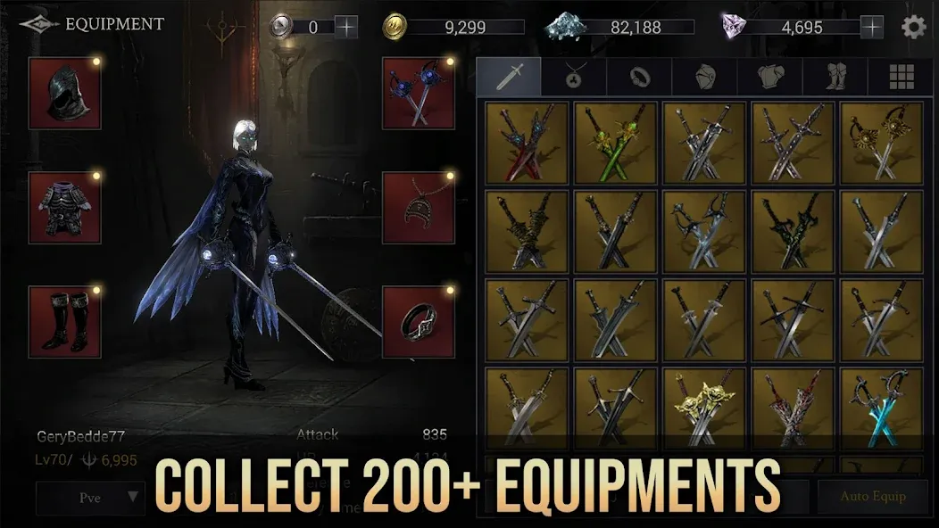 Demon Hunter: Premium (Демон Хантер) [МОД: Много денег, Монет и Все открыто] Screenshot 3