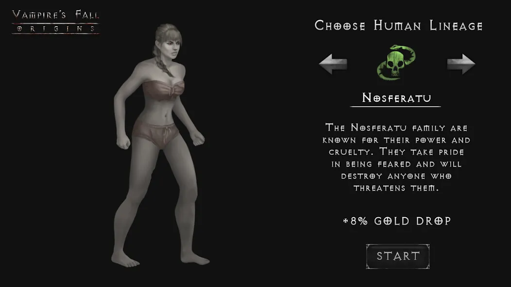 Vampire's Fall: Origins RPG [МОД: Все открыто, Дополнительные деньги и Меню MOD] Screenshot 1