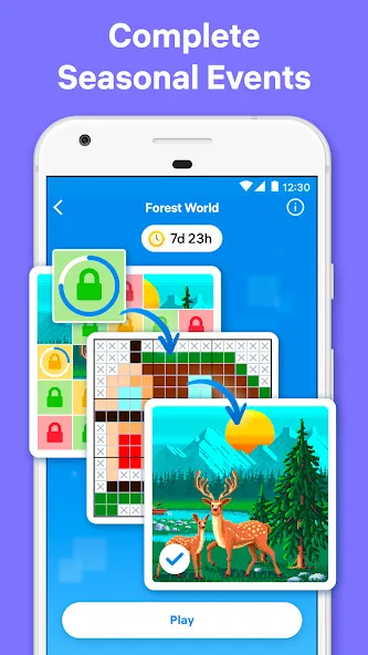 Nonogram Color - Logic Puzzle [МОД: Все открыто, Дополнительные деньги и Меню MOD] Screenshot 3