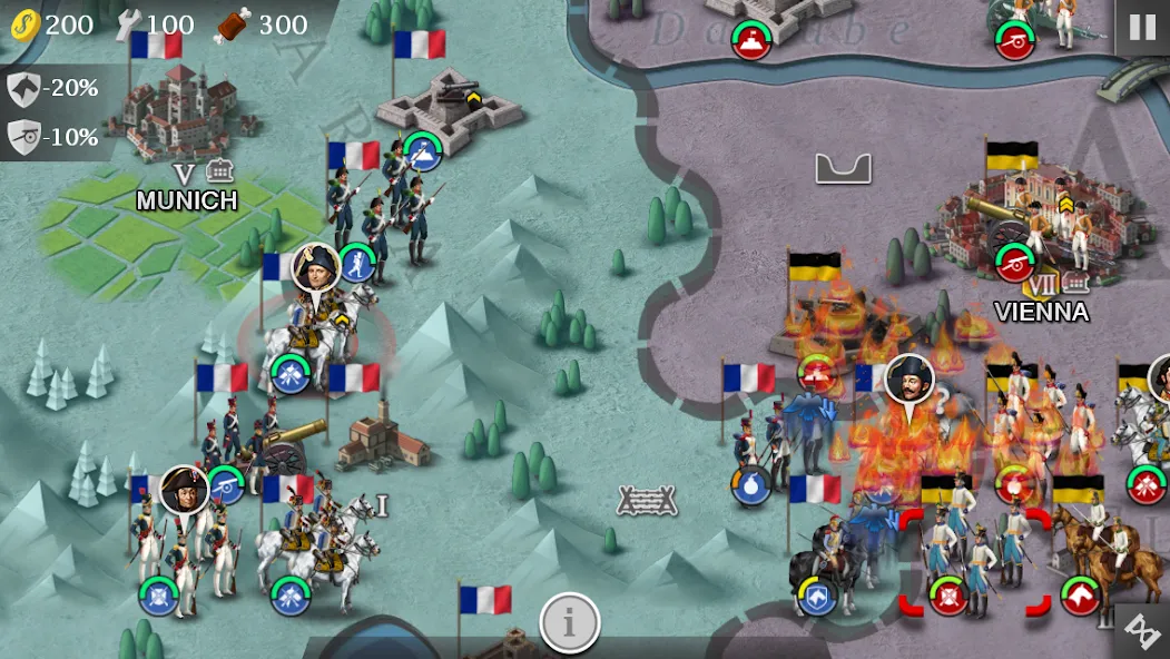 European War 4 : Napoleon (Европейская война 4) [МОД: Бесконечные деньги, Монеты и Мега MOD] Screenshot 3