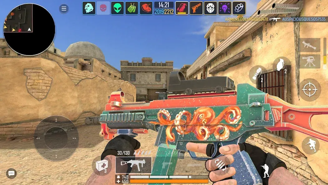 Fire Strike - Gun Shooter FPS (Файр страйк) [МОД: Меню, Бесконечные монеты и Открытые уровни] Screenshot 5