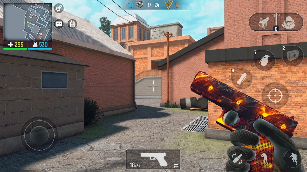 Modern Ops: Gun Shooting Games (Модерн Опс) [МОД: Меню, Бесконечные монеты и Открытые уровни] Screenshot 2