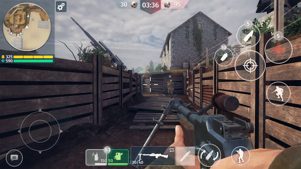 World War 2: Shooting Games (Вторая мировая война) [МОД: Все открыто, Дополнительные деньги и Меню MOD] Screenshot 5