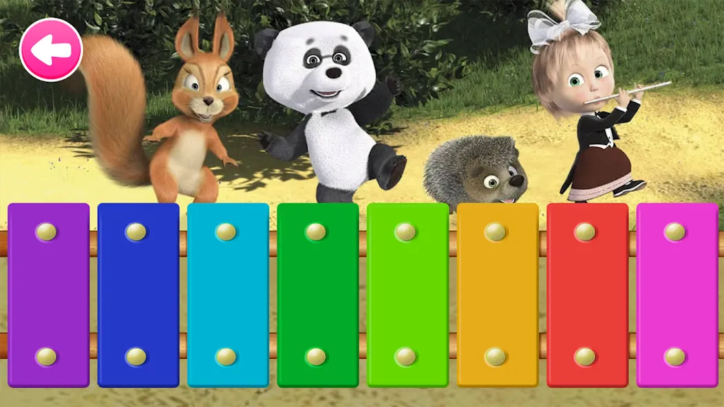 Masha and the Bear Educational [МОД: Меню, Бесконечные монеты и Открытые уровни] Screenshot 2