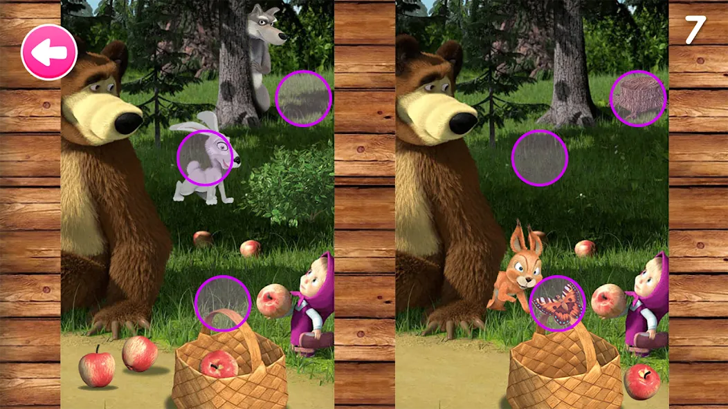 Masha and the Bear Educational [МОД: Меню, Бесконечные монеты и Открытые уровни] Screenshot 4