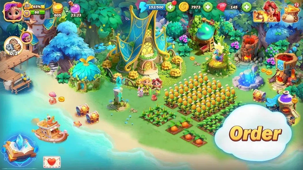 Pixie Island - Farming Game (Пикси Айленд) [МОД: Бесконечные деньги, Монеты и Мега MOD] Screenshot 5