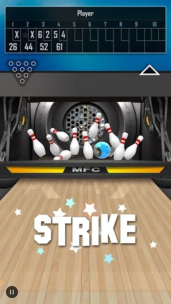Bowling 3D Pro (Боулинг 3D Про) [МОД: Меню, Бесконечные монеты и Открытые уровни] Screenshot 2