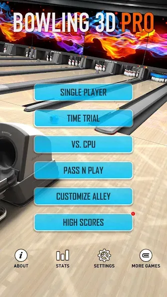 Bowling 3D Pro (Боулинг 3D Про) [МОД: Меню, Бесконечные монеты и Открытые уровни] Screenshot 4