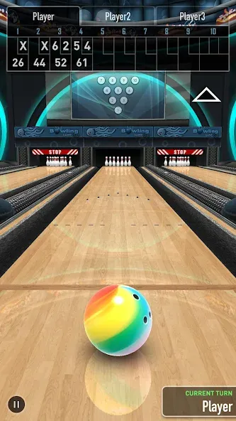Bowling Game 3D (Боулинг игра 3D) [МОД: Много монет, Открытые уровни и Мега MOD] Screenshot 4