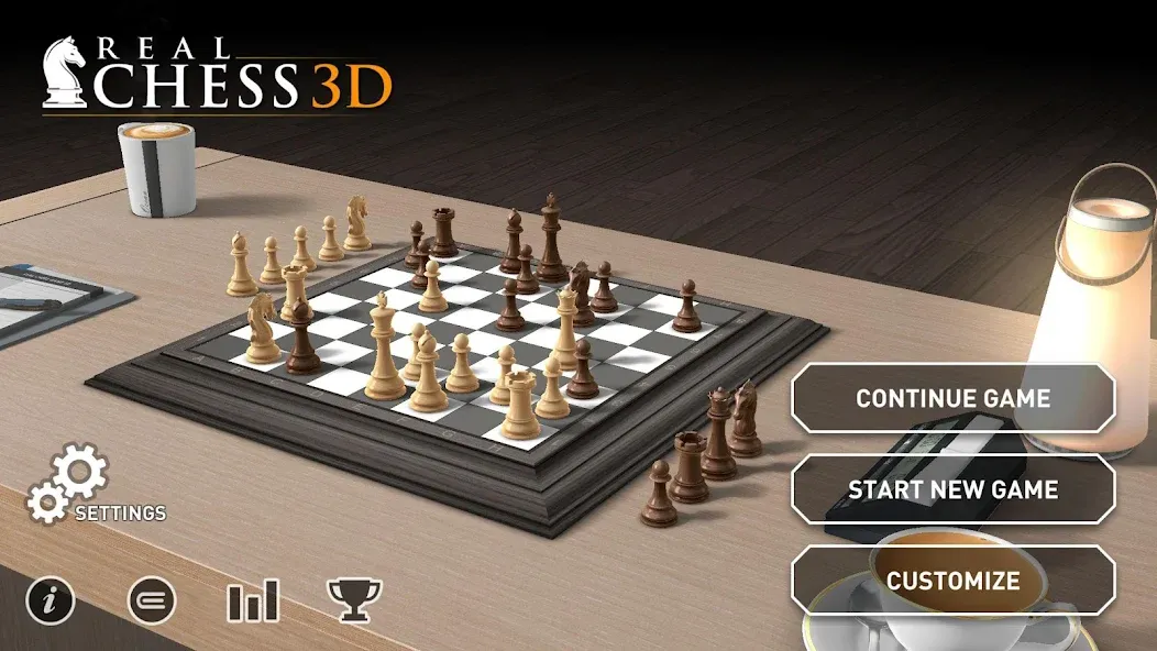 Real Chess 3D (Реал Чесс 3Д) [МОД: Все открыто, Дополнительные деньги и Меню MOD] Screenshot 3