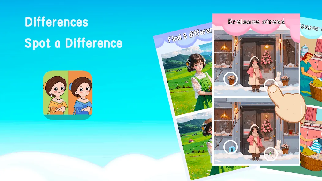 Differences: Spot a Difference (Диференсес) [МОД: Бесконечные деньги, Монеты и Мега MOD] Screenshot 5