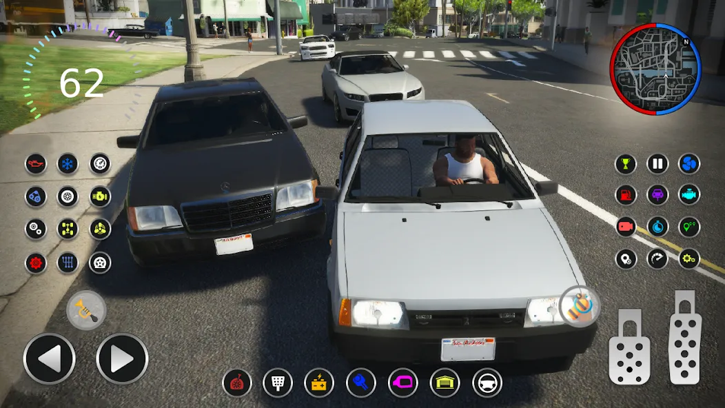 21099 Lada: Russian Racer Max [МОД: Много монет, Открытые уровни и Мега MOD] Screenshot 3