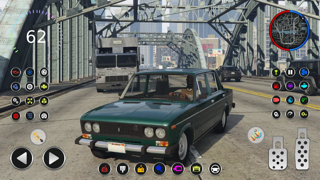 2106 VAZ: Lada Drift & Racing [МОД: Деньги, Монеты и Меню MOD] Screenshot 1