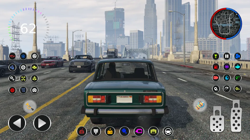 2106 VAZ: Lada Drift & Racing [МОД: Деньги, Монеты и Меню MOD] Screenshot 2