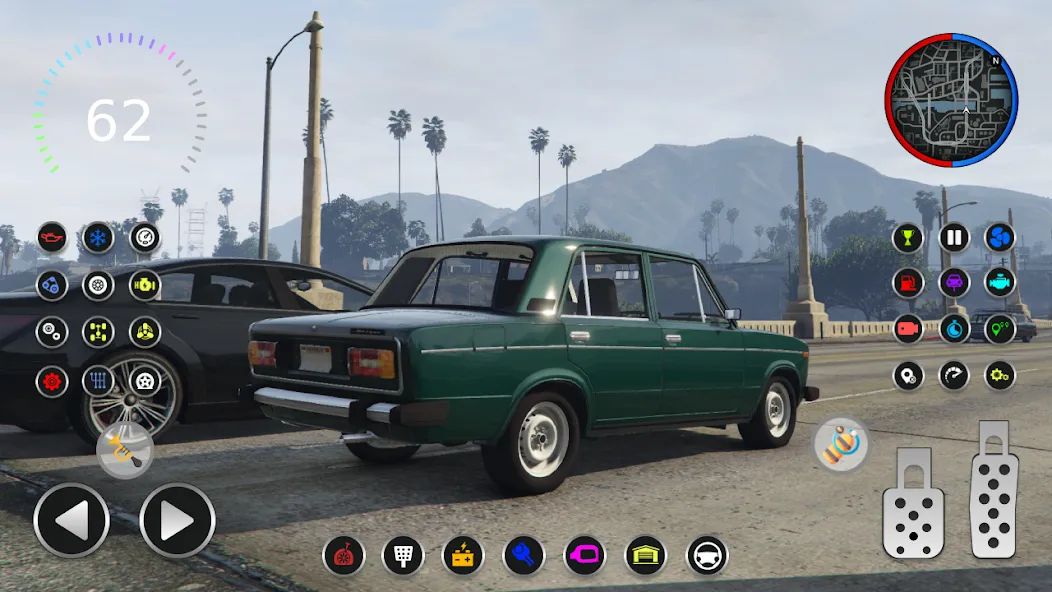 2106 VAZ: Lada Drift & Racing [МОД: Деньги, Монеты и Меню MOD] Screenshot 4
