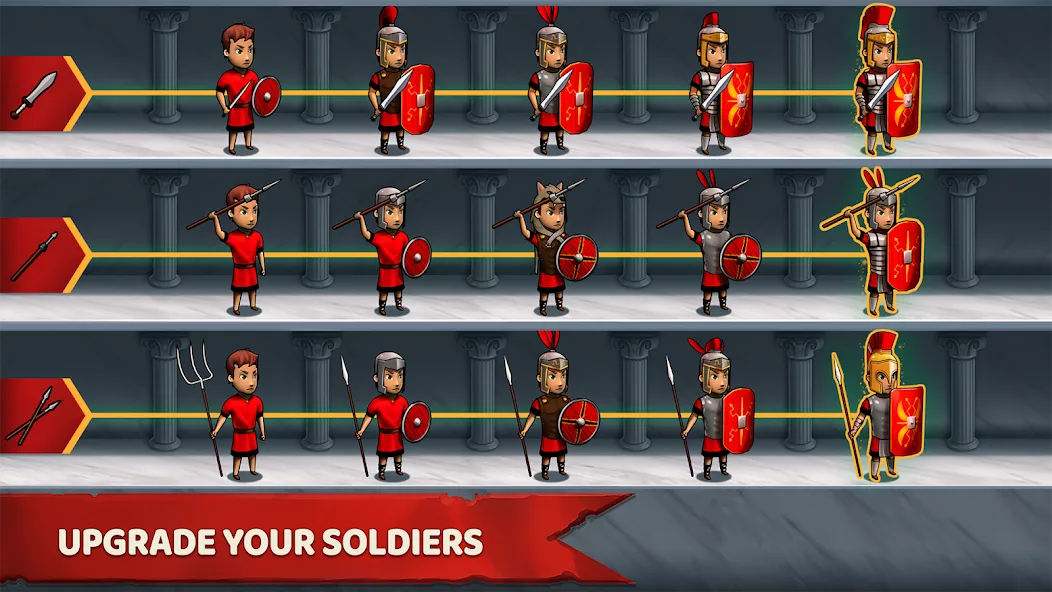 Grow Empire: Rome (Гроу Эмпайр) [МОД: Бесконечные деньги, Монеты и Мега MOD] Screenshot 2
