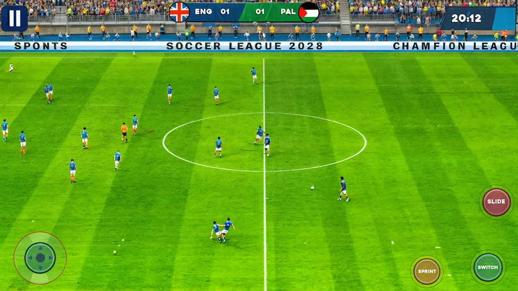 Soccer Games Football League (Соккер Геймс Футбол 2023) [МОД: Бесконечные деньги, Монеты и Мега MOD] Screenshot 1