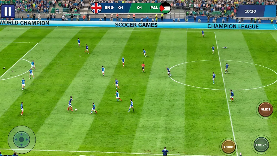 Soccer Games Football League (Соккер Геймс Футбол 2023) [МОД: Бесконечные деньги, Монеты и Мега MOD] Screenshot 2