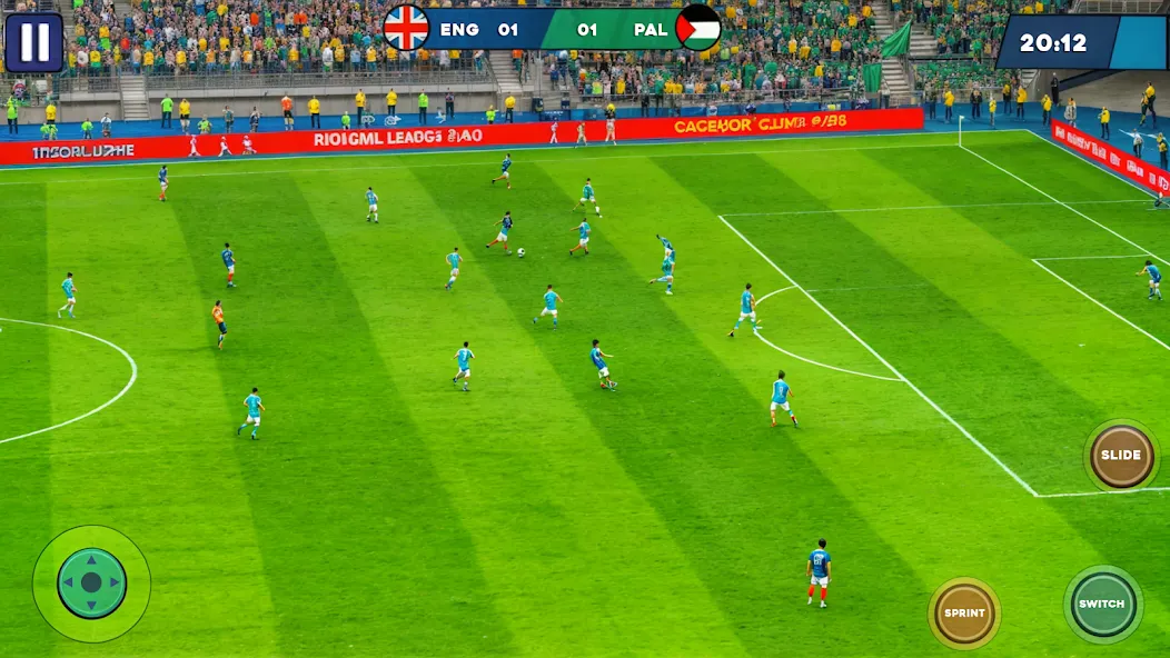 Soccer Games Football League (Соккер Геймс Футбол 2023) [МОД: Бесконечные деньги, Монеты и Мега MOD] Screenshot 4