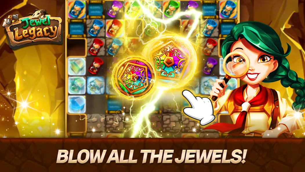 Jewel Legacy (Джуэл Легаси) [МОД: Меню, Бесконечные монеты и Открытые уровни] Screenshot 1