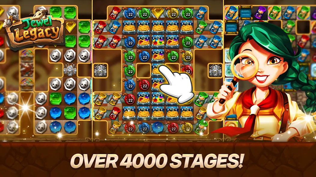 Jewel Legacy (Джуэл Легаси) [МОД: Меню, Бесконечные монеты и Открытые уровни] Screenshot 4