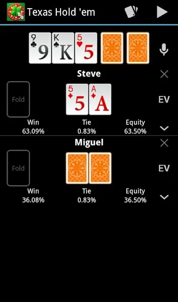 Poker Calculator [МОД: Меню, Бесконечные монеты и Открытые уровни] Screenshot 1