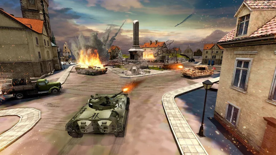 Tank Battle Army Games 2023 [МОД: Все открыто, Дополнительные деньги и Меню MOD] Screenshot 3