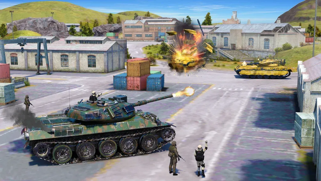 Tank Battle Army Games 2023 [МОД: Все открыто, Дополнительные деньги и Меню MOD] Screenshot 4