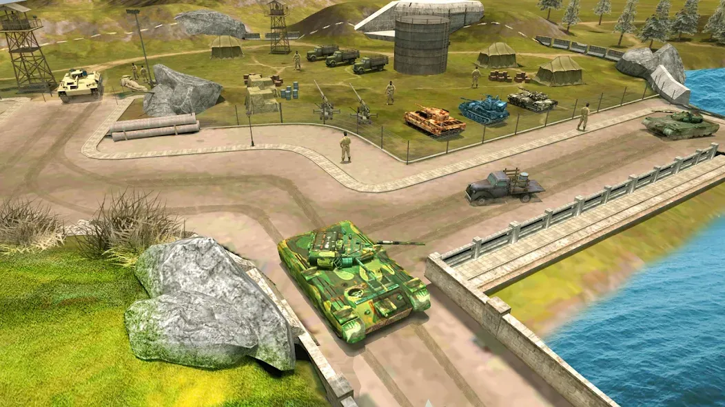 Tank Battle Army Games 2023 [МОД: Все открыто, Дополнительные деньги и Меню MOD] Screenshot 5