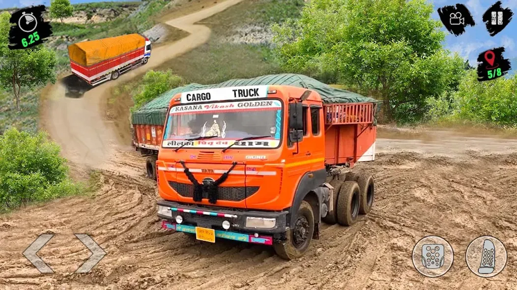 Cargo Truck Simulator Games 3D (Американский симулятор вождения грузовика) [МОД: Все открыто, Дополнительные деньги и Меню MOD] Screenshot 2