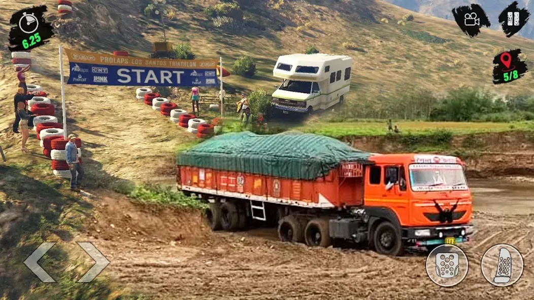 Cargo Truck Simulator Games 3D (Американский симулятор вождения грузовика) [МОД: Все открыто, Дополнительные деньги и Меню MOD] Screenshot 3