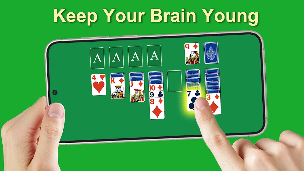 Solitaire - 2024 [МОД: Меню, Бесконечные монеты и Открытые уровни] Screenshot 1