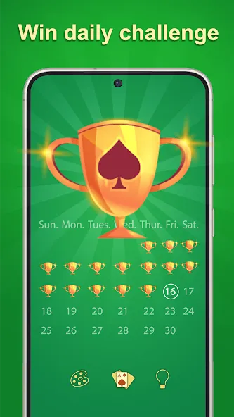 Solitaire - 2024 [МОД: Меню, Бесконечные монеты и Открытые уровни] Screenshot 2