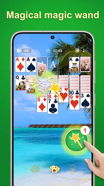 Solitaire - 2024 [МОД: Меню, Бесконечные монеты и Открытые уровни] Screenshot 4