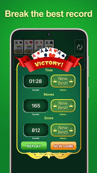 Solitaire - 2024 [МОД: Меню, Бесконечные монеты и Открытые уровни] Screenshot 5