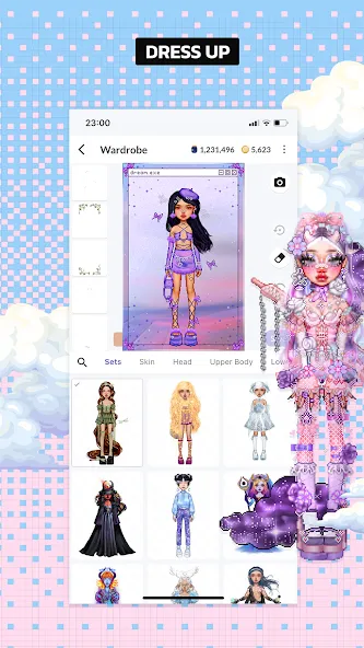 Everskies: Virtual Dress up (Эверскис) [МОД: Много монет, Открытые уровни и Мега MOD] Screenshot 2
