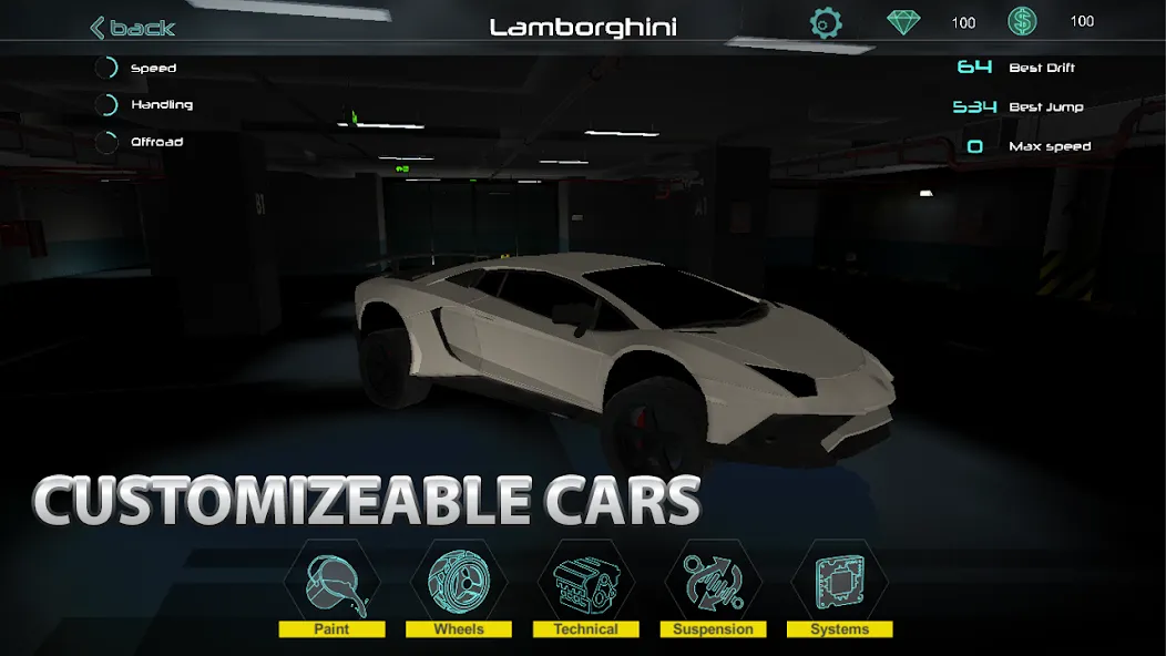 Car Simulator 3 [МОД: Все открыто, Дополнительные деньги и Меню MOD] Screenshot 3