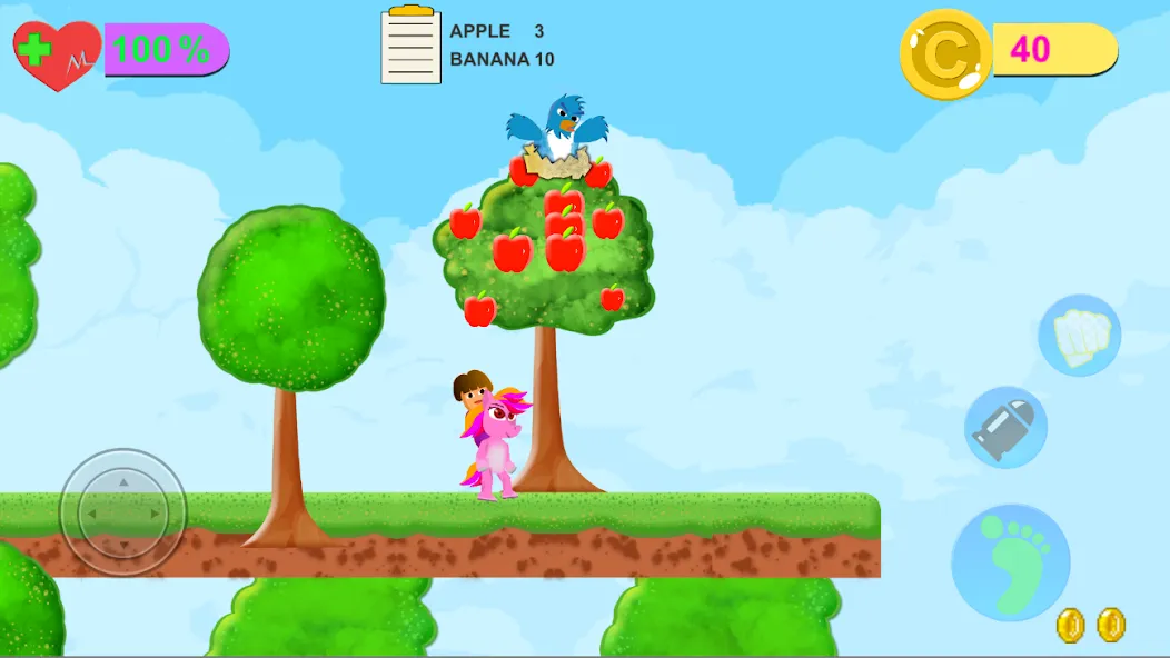 Dora Riding Pony Escape Jungle (Дора на Пони Едет из Джунглей) [МОД: Много монет, Открытые уровни и Мега MOD] Screenshot 1