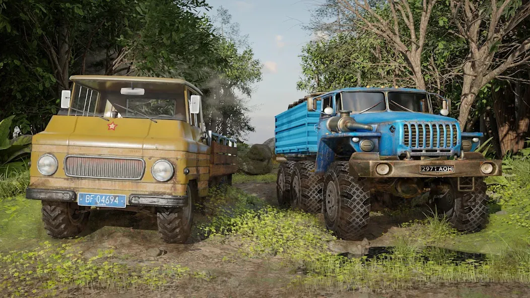 Offroad Mud Truck Driving Sim [МОД: Деньги, Монеты и Меню MOD] Screenshot 3