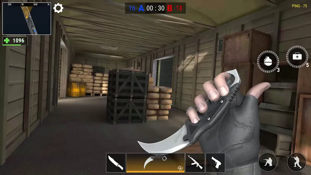 Modern Gun: Shooting War Games (Модерн Ган) [МОД: Меню, Бесконечные монеты и Открытые уровни] Screenshot 2