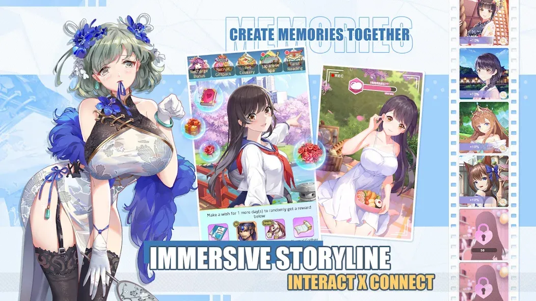Lost in Paradise:Waifu Connect (Лост ин Парадайз) [МОД: Все открыто, Дополнительные деньги и Меню MOD] Screenshot 3