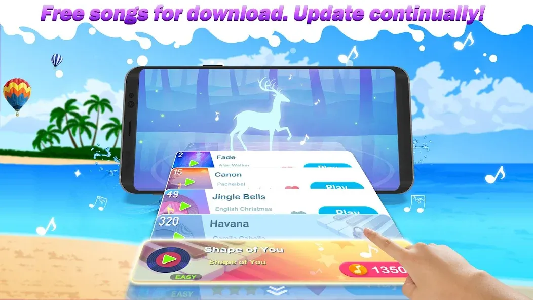 Dream Piano (Дрим Пиано) [МОД: Много монет, Открытые уровни и Мега MOD] Screenshot 2