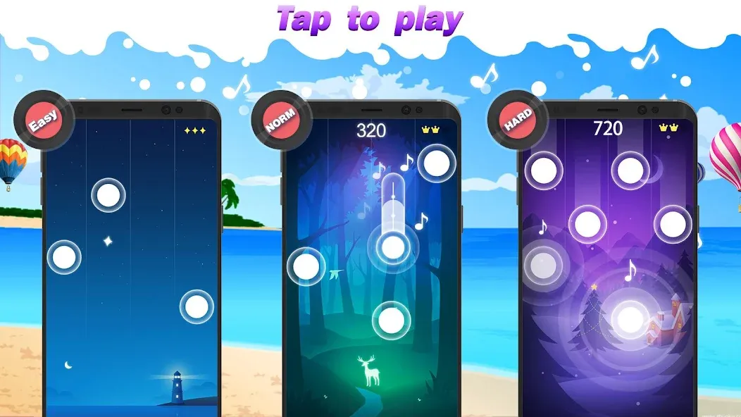 Dream Piano (Дрим Пиано) [МОД: Много монет, Открытые уровни и Мега MOD] Screenshot 4