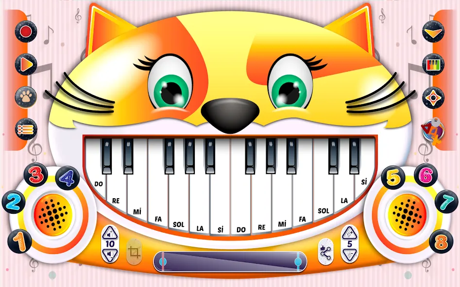 Meow Music - Sound Cat Piano (Мяу Музыка) [МОД: Деньги, Монеты и Меню MOD] Screenshot 1