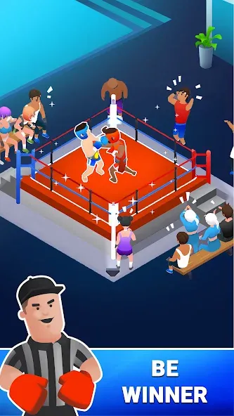 Boxing Gym Tycoon 3D: MMA Club (Боксерская Гимназия Тайкун 3D) [МОД: Деньги, Монеты и Меню MOD] Screenshot 2