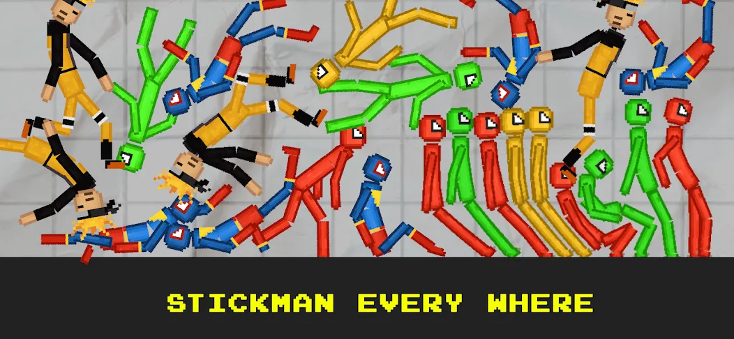 Stickman Playground (тикман Плейграунд) [МОД: Деньги, Монеты и Меню MOD] Screenshot 5