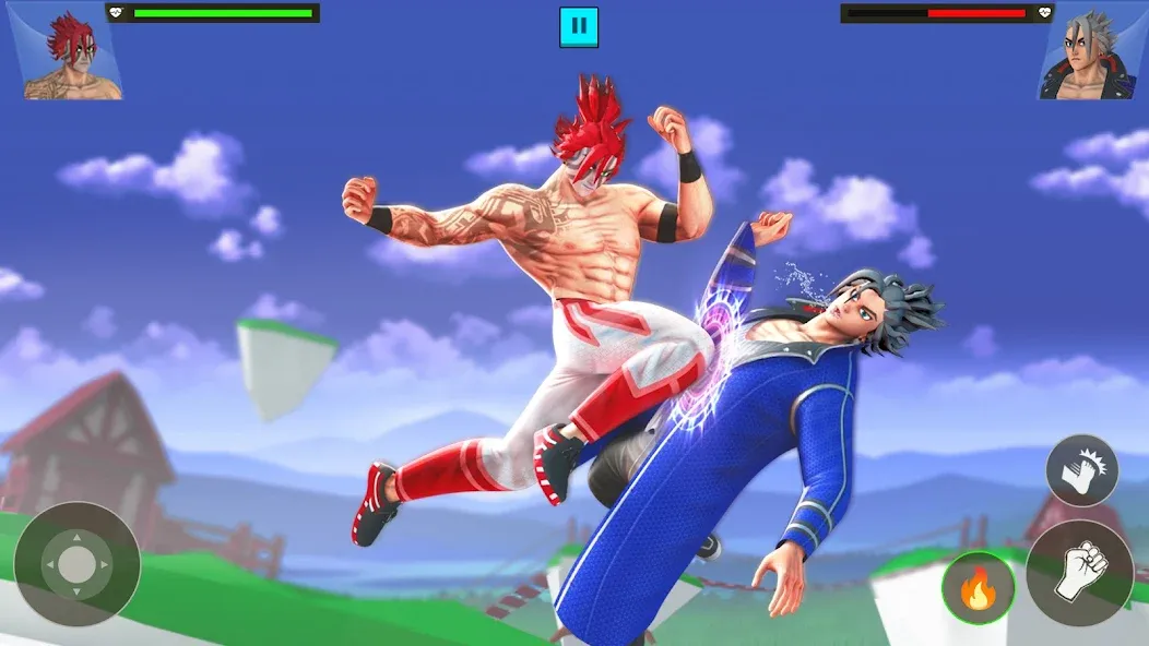 Anime Fighting Game (Аниме Файтинг Гейм) [МОД: Деньги, Монеты и Меню MOD] Screenshot 1