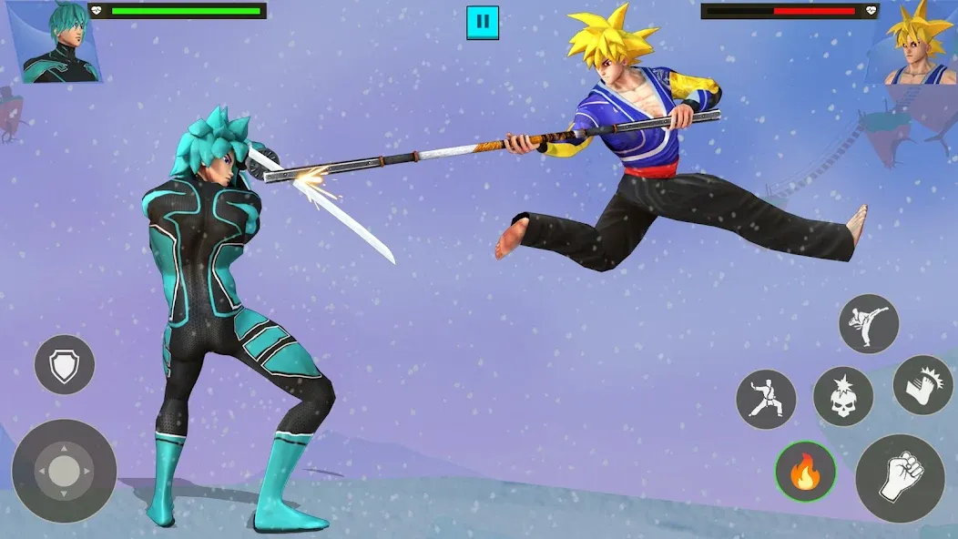 Anime Fighting Game (Аниме Файтинг Гейм) [МОД: Деньги, Монеты и Меню MOD] Screenshot 5